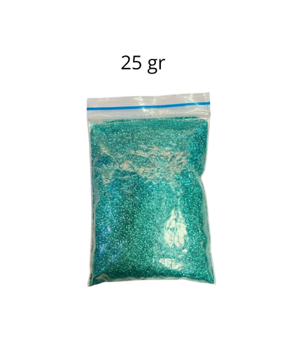glitter cosmetico verde