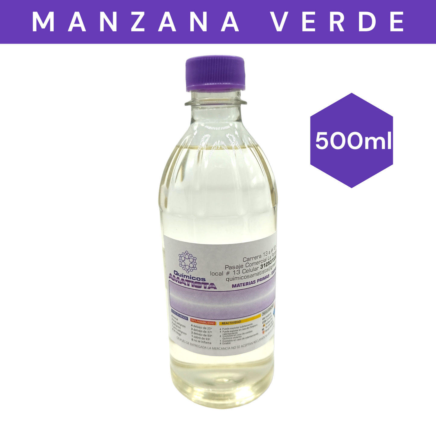 Fragancias Hidrosolubles (MANZANA VERDE)