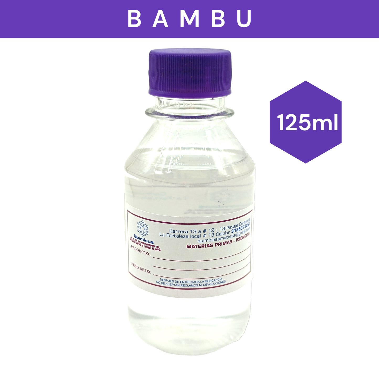 Fragancias Hidrosolubles (BAMBU)