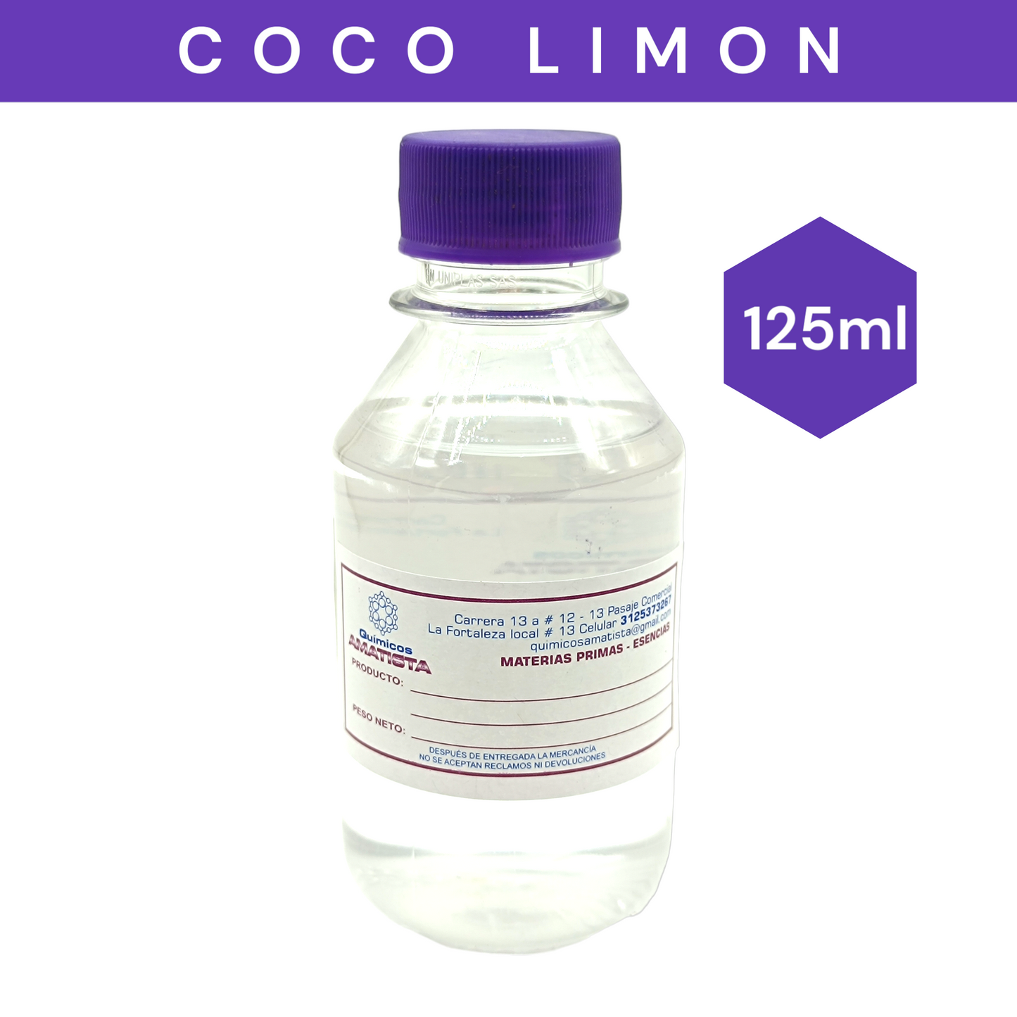 Fragancias Hidrosolubles (COCO - LIMON)