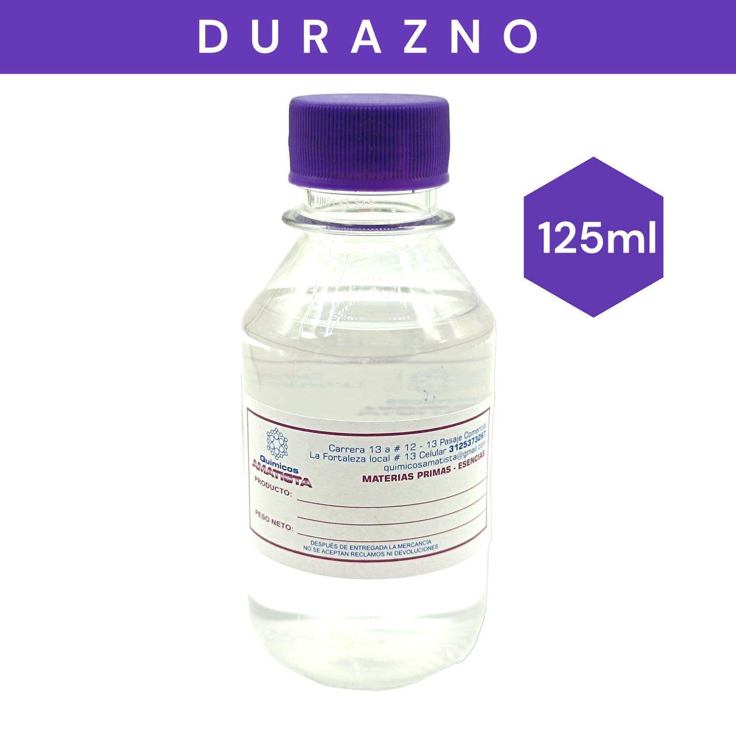 Fragancias Hidrosolubles (DURAZNO)