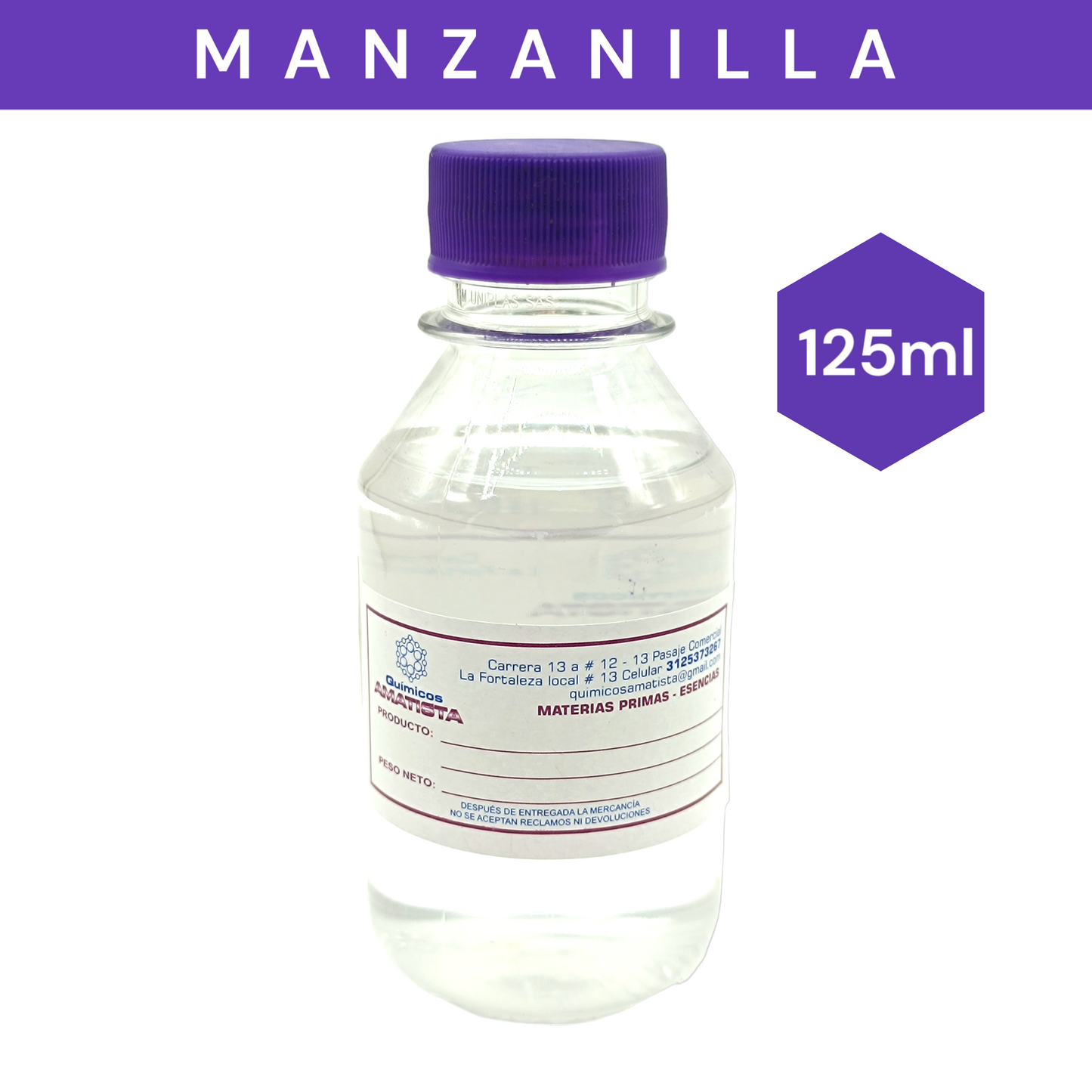 Fragancias Hidrosolubles (MANZANILLA)