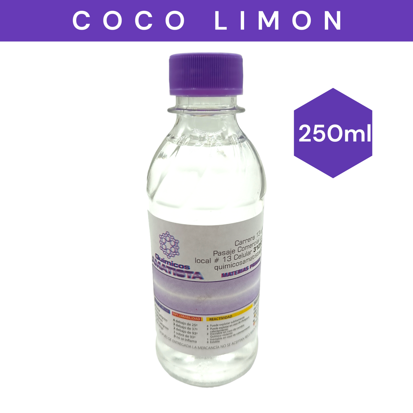 Fragancias Hidrosolubles (COCO - LIMON)