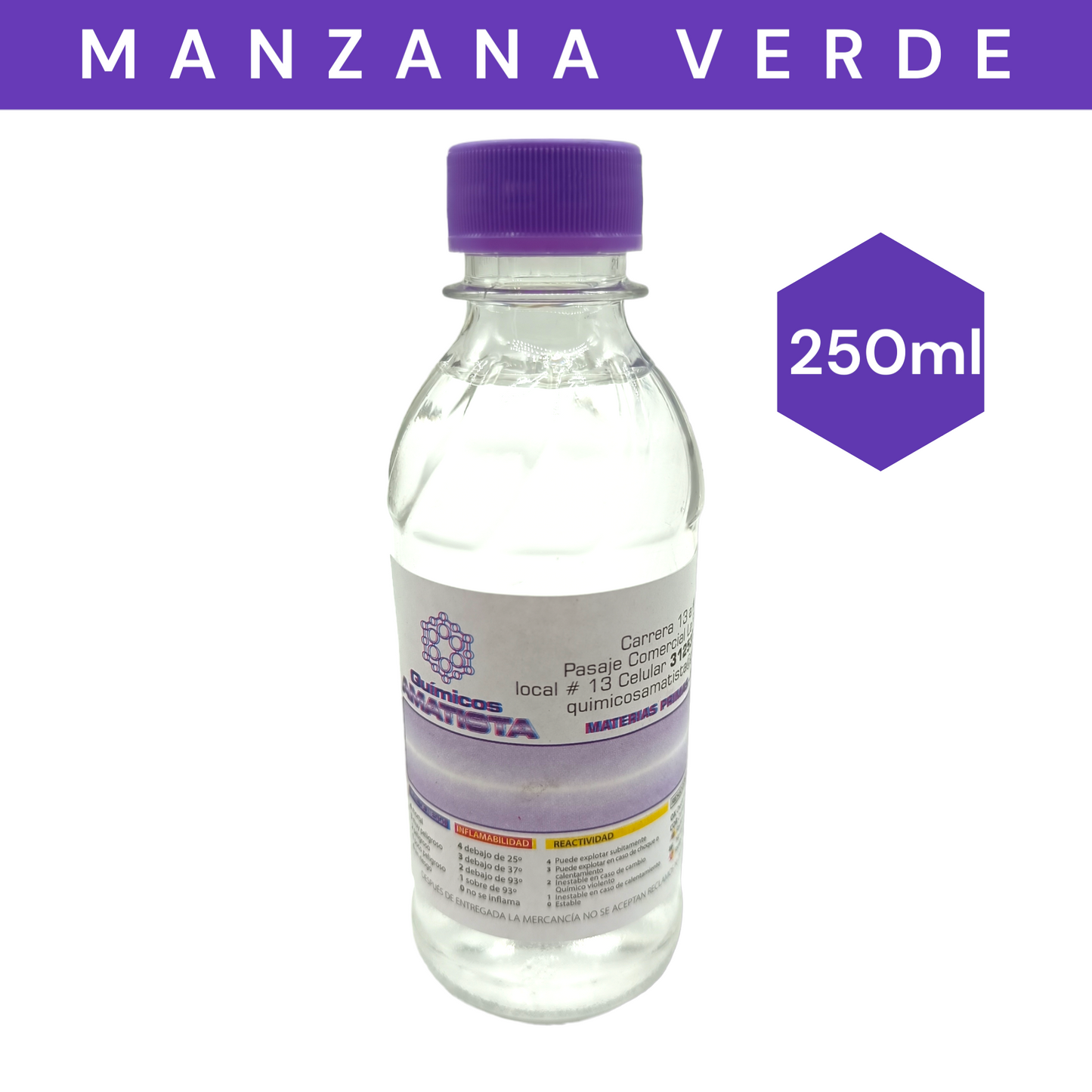 Fragancias Hidrosolubles (MANZANA VERDE)