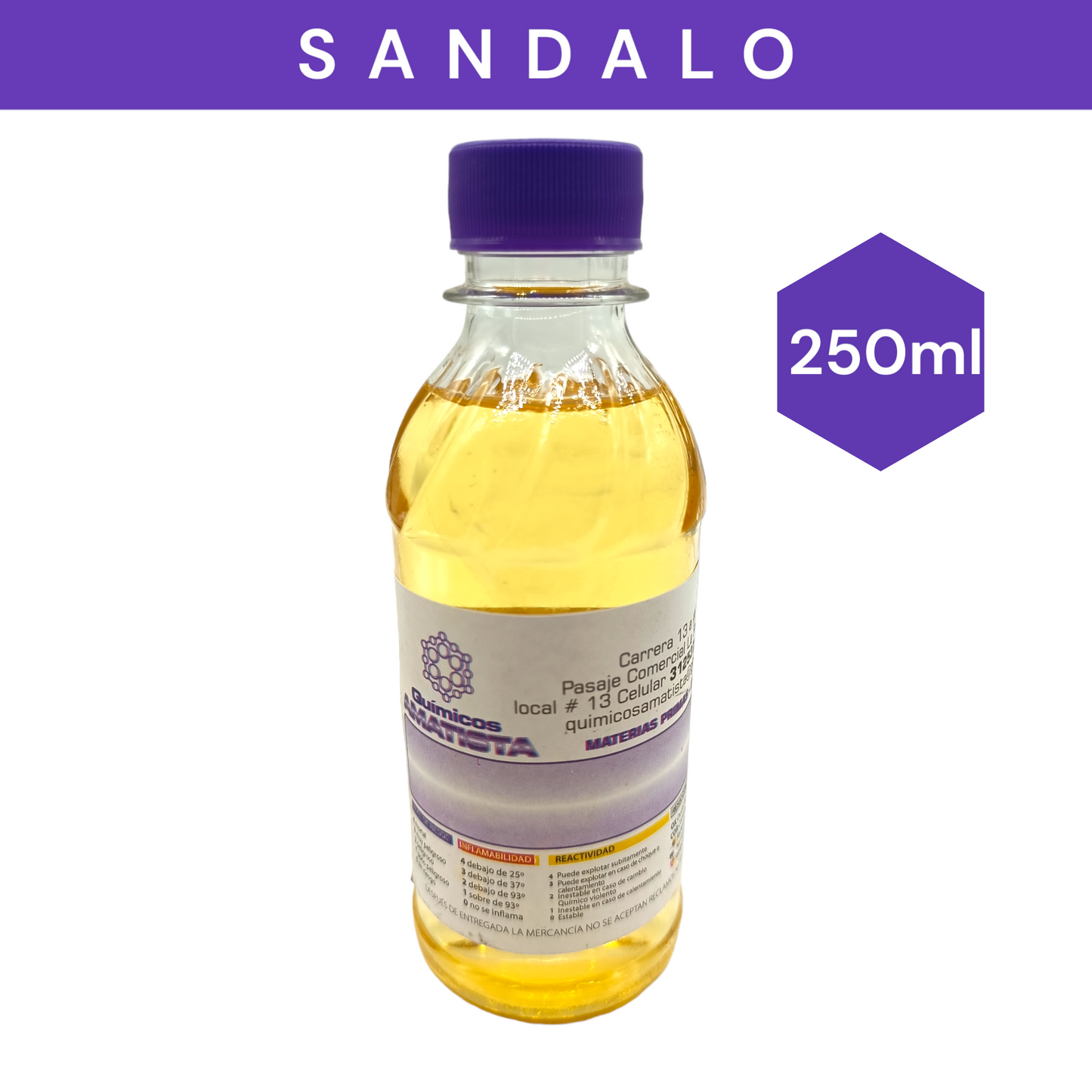 Fragancias Hidrosolubles (SANDALO)