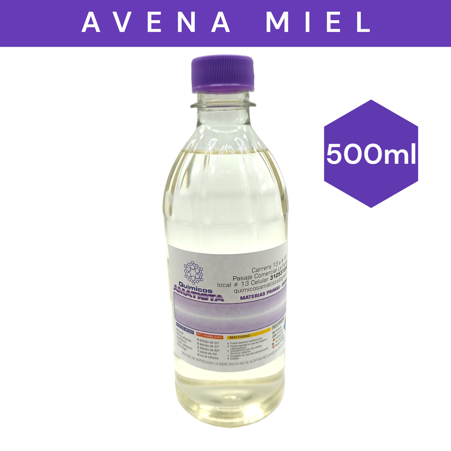 Fragancias en Aceite (Avena Miel)